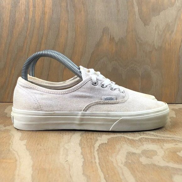 Vans Off The Wall Low 'Glitter' Beige Athletic Shoes - Picture 1 of 8